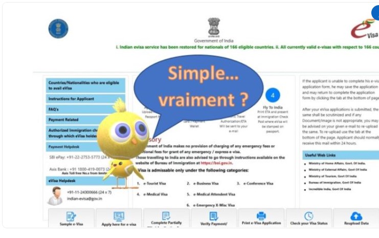eVisas, simple… really?